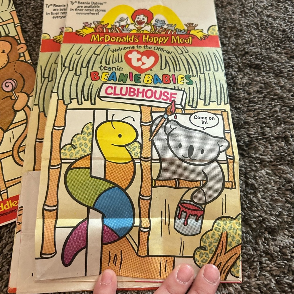 Vintage McDonald’s Beanie Baby Happy Meal Bags - Picture 3 of 5